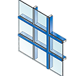 System 5600 2 1/4" Impact - Blast / DoD, 6" Curtain Wall System 